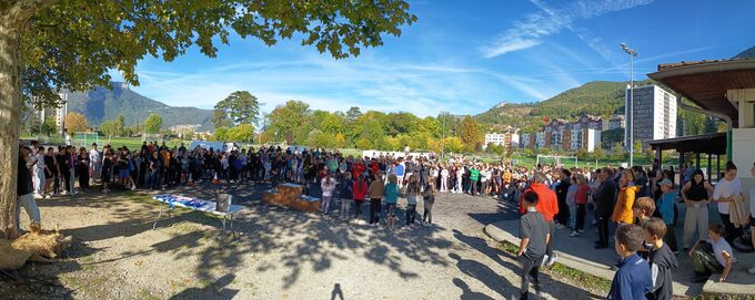 CROSS du collège sous le soleil!
